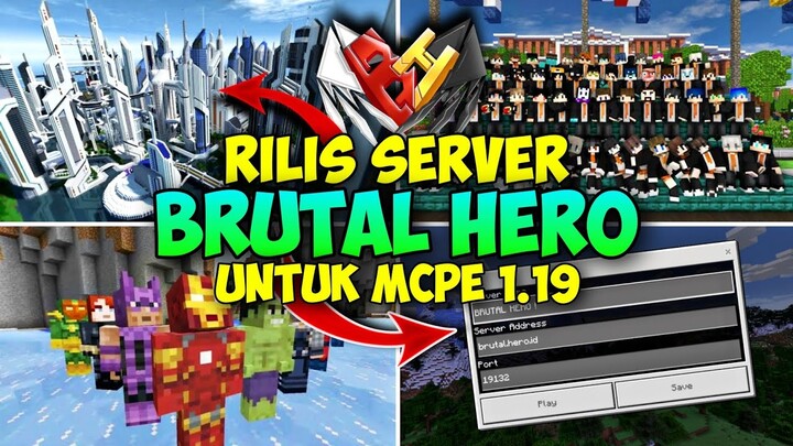 Akhirnya RILIS! SERVER BRUTAL HERO DI MCPE 1.19 - Server Brutal hero mcpe 1.19 - Server mcpe 1.19