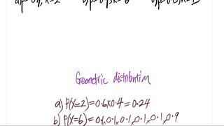 Given that X Geo(p), find P(X=k) if