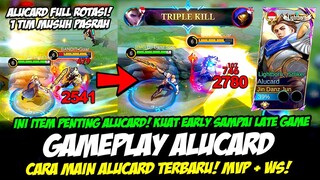 CARA MAIN ALUCARD LEVEL CEPAT + ROTASI❗BUILD ALUCARD TERSAKIT 2024❗GAMEPLAY ALUCAR TOP GLOBAL 2024