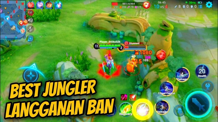 HERO JUNGLER OP YG JADI LANGGANAN BAN