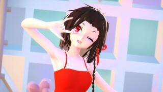 [Ling Yuan MMD] Leng Niao is acting cute in front of the secretary's dance. Ah, where is my health p