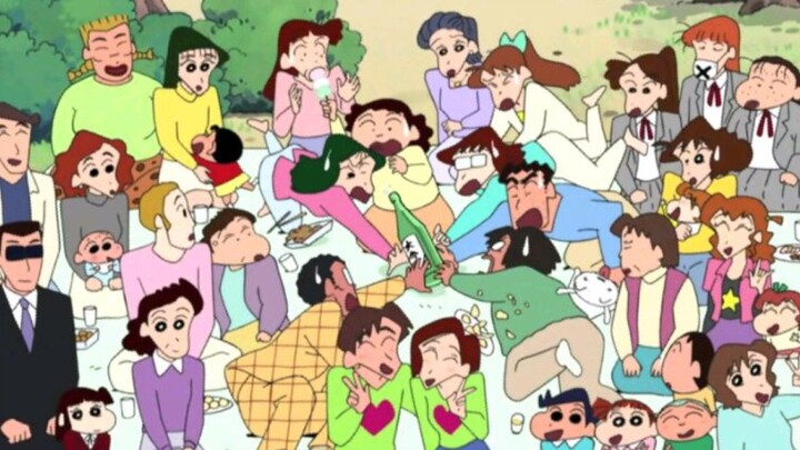 Crayon Shin-chan｜Tất cả các thành viên đã tập hợp lại với nhau (ngoài bức ảnh nhóm cuối cùng, tôi cò