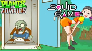 Plants vs Zombies + 7 Dragon ball + Squid game Animation