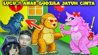 KOCAK..!! KISAH CINTA GODZILA BUCIN DAN KING KONG