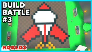 BUILD BATTLE #3 Bikin Roket, Lebah & Pixel Art - Roblox Indonesia