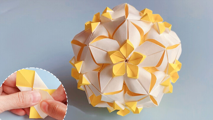 Papercraft: Tutorial Langkah-Langkah Membuat Bola Bunga!