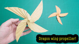 A New Kind of Paper Windmill! Dragon Wing Propeller