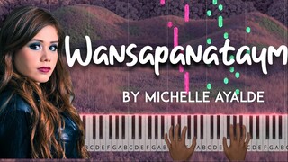 Wansapanataym by Michelle Ayalde synthesia piano tutorial + sheet music & lyrics