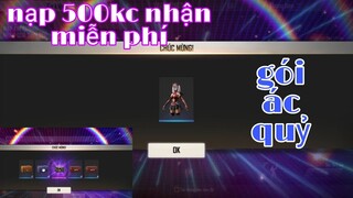 [Garena free fire] #164 nạp 500 kim cương nhận gói ác quỷ miễn phí #lậtthẻchiếnbinh