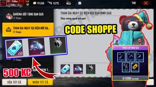 Cách Đăng Ký Nhận Quà Code Shopee - Cách Nhận 500 Kim Cương Miễn Phí Cực Chất Từ Mời Bạn | THI BLUE