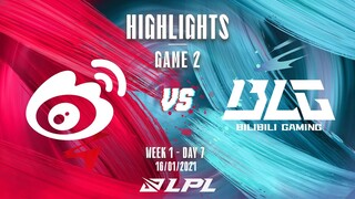 [Highlights] WBG vs. BLG - Game 2 | Tuần 1 Ngày 7 | LPL Mùa Xuân 2022