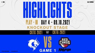 Highlights PCE vs RED Ngày 4Vòng Khởi Động   KnockOutCKTG 202109 10 2021 GAME 1