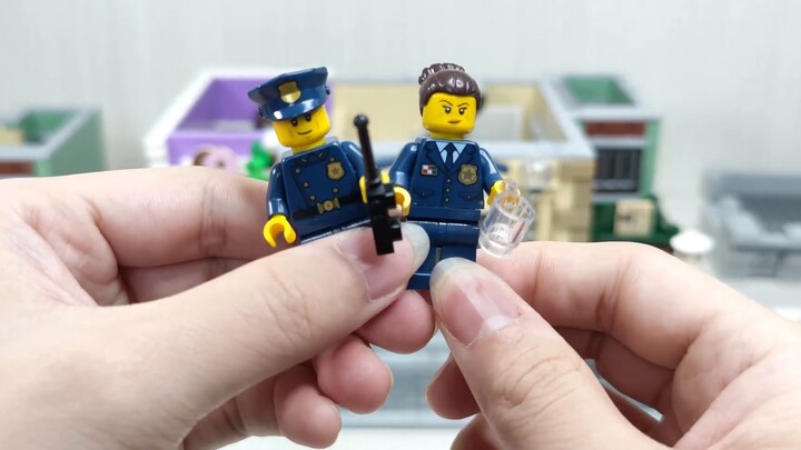 [Fish in Soul Water] Lego 10278 Police Station/Street Scene Series 2021 รีวิวสินค้าใหม่โดยละเอียด