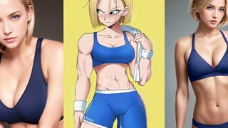 [AI Dragon Ball] Android 18 AI real-life version, which one are you most satisfied with?
