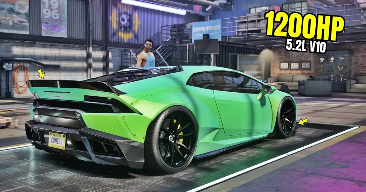 Need for Speed Heat Gameplay - 1200HP LAMBORGHINI HURACAN LIBERTY WALK  Customization | Max Build 400 - Bilibili