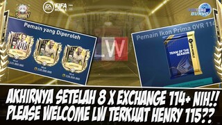 AKHIRNYA SETELAH 8X EXCHANGE 114+! WELCOME HENRY 115? EVENT TOTS FIFA MOBILE | FIFA MOBILE INDONESIA