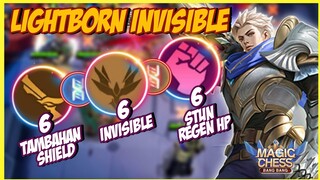 COMBO 666 EVOLUSI LIGHTBORN INVISIBLE + KABOOM 3 TABRAK COUNTER COMBO ARCHER ! MAGIC CHESS