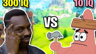 300 IQ VS 10 IQ (การเล่นและการทำนายของ Fortnite ที่ดีที่สุด)