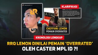 RRQ Lemon Dinilai Pemain Overrated oleh Caster MPL ID ?! Kronologi Lengkap..