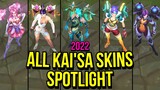 All Kai'sa Skins Spotlight 2022 | League of Legends