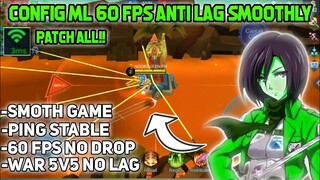 Legit!! Config ML Anti Lag 60Fps Gaming +Stable Ping| Mobile Legends Bang Bang