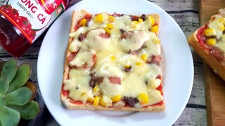 Cách Làm Bánh Pizza Mini Nhanh Tiện Lợi Không Cần Dùng Lò Nướng | Góc Bếp Nhỏ
