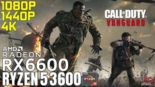 Call of Duty: Vanguard | Ryzen 5 3600 + RX 6600 | 1080p, 1440p, 4K benchmarks!