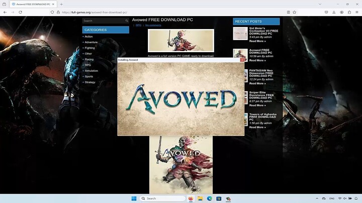 Avowed FREE DOWNLOAD PC