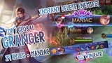 Instant Delete Enemies! Maniac Granger Top 1 Global - Mobile Legends