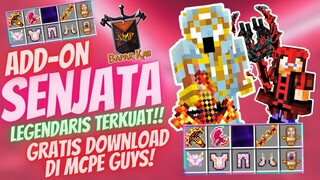 NEW!! Cara Pasang Add-On Bapak Kau SMP S3 di MCPE || Bisa keluar ULTIMATE Dan Ada senjata legendaris