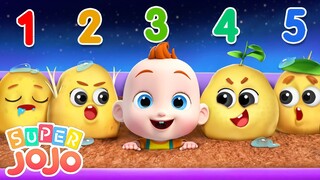 One Potato Two Potatoes | Sing Along | @Super JoJo - Nursery Rhymes | Playtime with Friends