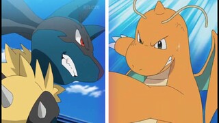 Ash ( Dragonite ) Vs Korrina ( Mega Lucario ) Ep 25 Pokemon AMV - Wake up