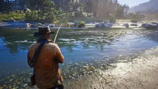 Red Dead Redemption ll - Arthur took young Jack Marston to Fishing