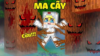 TÔ GÀ THỬ THÁCH 24H THOÁT KHỎI MA CÂY ĐÁNG SỢ LÚC 3H SÁNG TRONG MINECRAFT*THOÁT KHỎI MA CÂY TRỖI DẬY