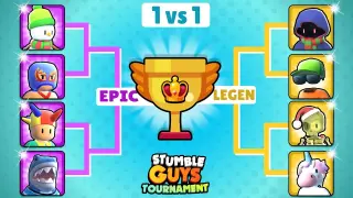 STUMBLE GUYS  CUP | EPIC Vs. LEGENDARY  | NEW SKIN 0.43 | 1 vs 1
