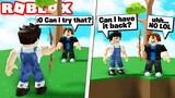 THIS NOOB STOLE THE RAREST ITEM IN Roblox Islands...