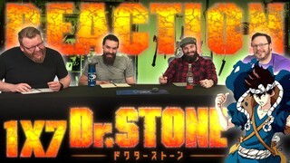 Dr. Stone 1x7 REACTION!! "Where Two Million Years Have Gone"