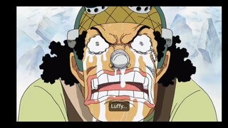 moment dimana si ushopp da sang kapten luffy menangis sama sama idiot 🤣😂