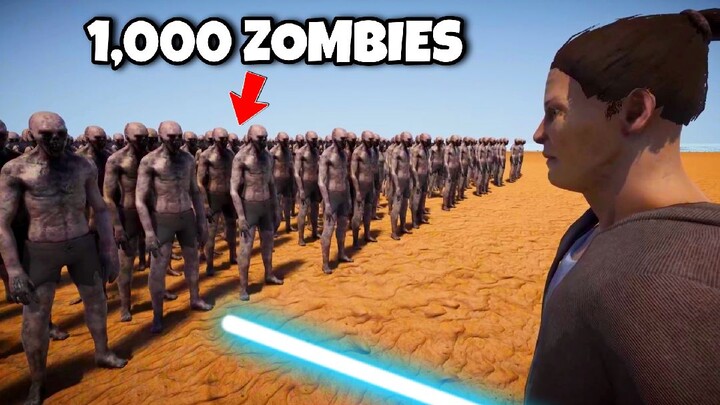 STARWARS vs 1,000 ZOMBIES