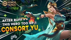 12 KILL !!! Insane Gameplay Consort Yu After Buff No Counter Marksman - Honor Of KIngs