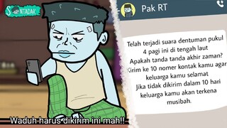 Ketika Bapak Bapak Dapet Pesan WA Berantai (Animasi Sentadak)