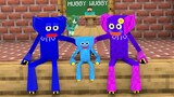 Monster School : Huggy Wuggy's Life - Minecraft Animation