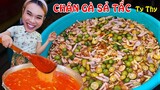 Ty Thy bán CHÂN GÀ SẢ TẮC THÁI LAN thu tiền triệu mỗi ngày - Ty Thy Vlog gỏi đu đủ