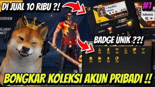 Akun GINI Kira Kira Di JUAL laku BERAPA ??! BONGKAR Koleksi Skin SENJATA Dan Badge UNIK 333