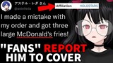 "Fans" Want Hololive Vtuber FIRED Over McDonald's Order