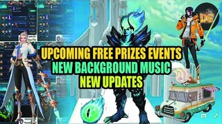 UPCOMING FREE PRIZES EVENTS, NEW MUSIC BACKGROUND AND MUCH MORE UPDATES | Mobile Legends: Bang Bang!