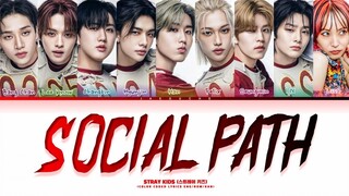 Stray Kids Social Path (Feat:LiSA) Lyrics (Color Coded Lyrics)