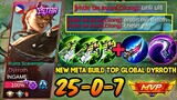 DYRROTH NEW OP BUILD & SPELL WILL MAKES YOUR ENEMY THINKS YOU A CHEATER IN RANK! | 1 SHOT BUILD MLBB