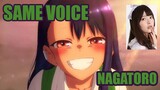 Same Anime Characters Voice Actress With Ijiranaide, Nagatoro-san Hayase Nagatoro