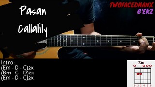 Pasan - Callalily (Guitar Cover With Lyrics & Chords)